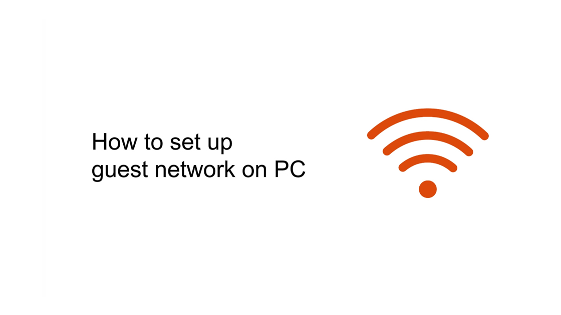 How to set up guest network on PC
