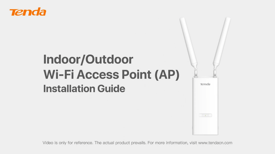 Indoor/Outdoor AP Installation Video