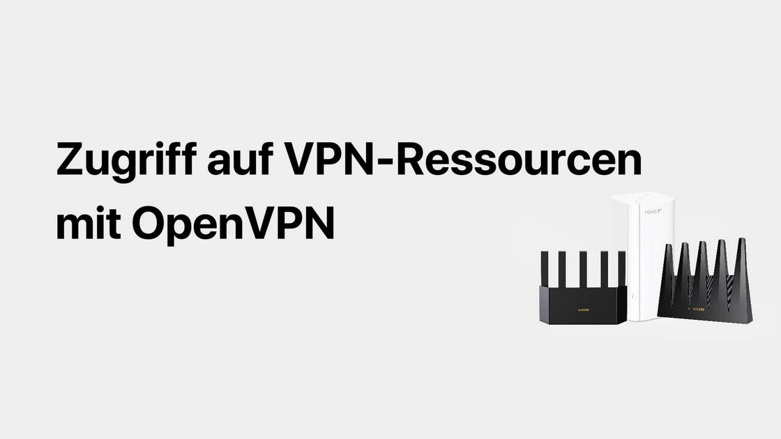 Zugriff auf VPN-Ressourcen mit OpenVPN