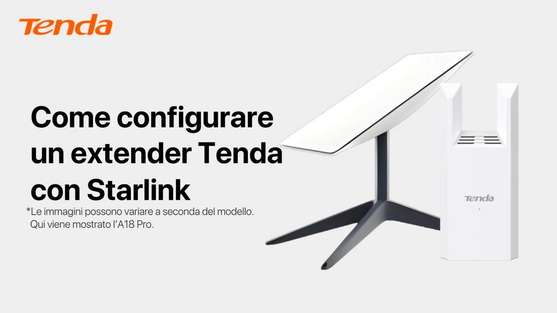 Come configurare un extender Tenda con Starlink