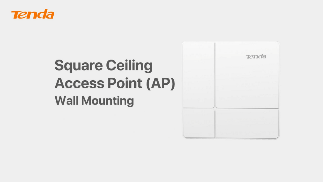 Ceiling AP Installation Video-Wall Mounting