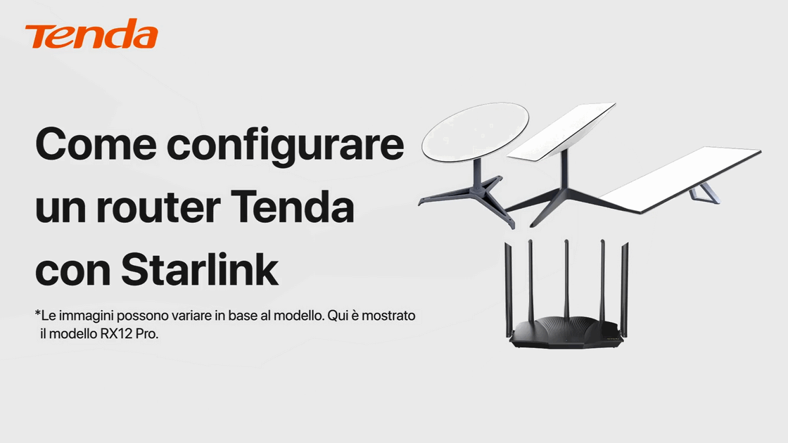 How to set up a Tenda router with Starlink-Italiano