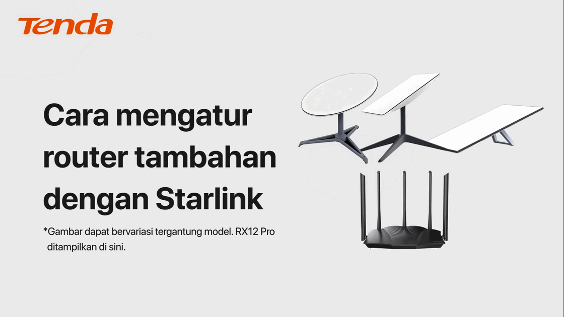 How to set up a Tenda router with Starlink-Bahasa Indonesia