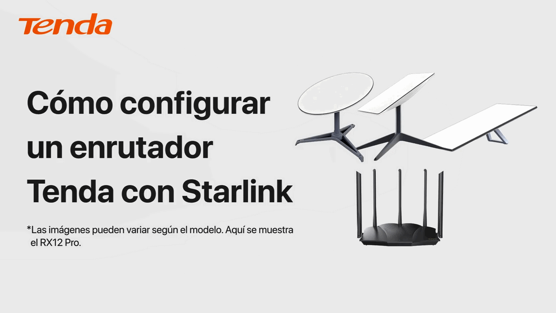How to set up a Tenda router with Starlink-Español