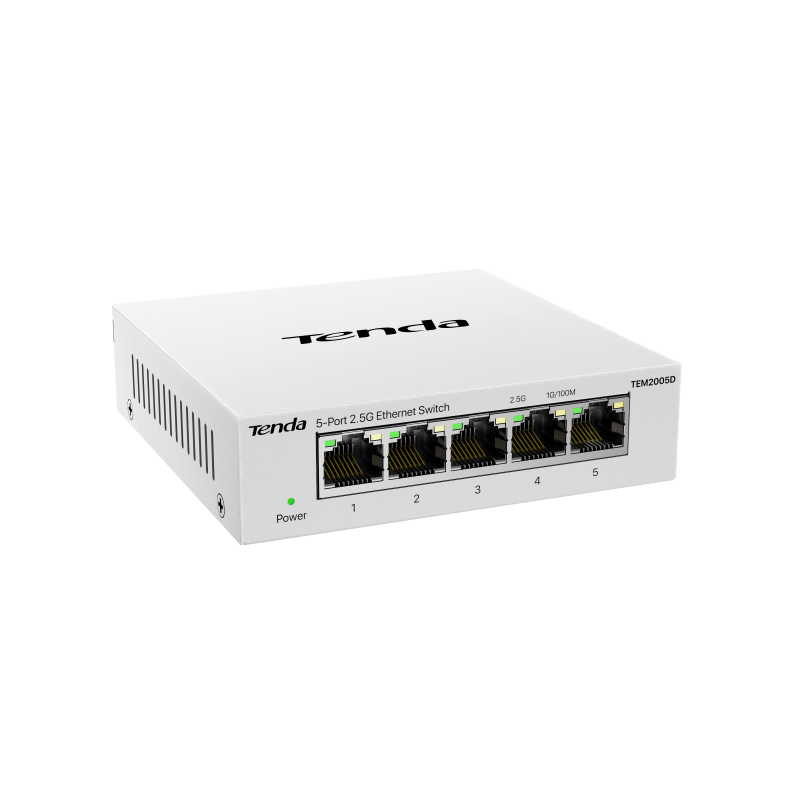 TEM2005D 5-port 2.5G Ethernet switch - Tenda Global