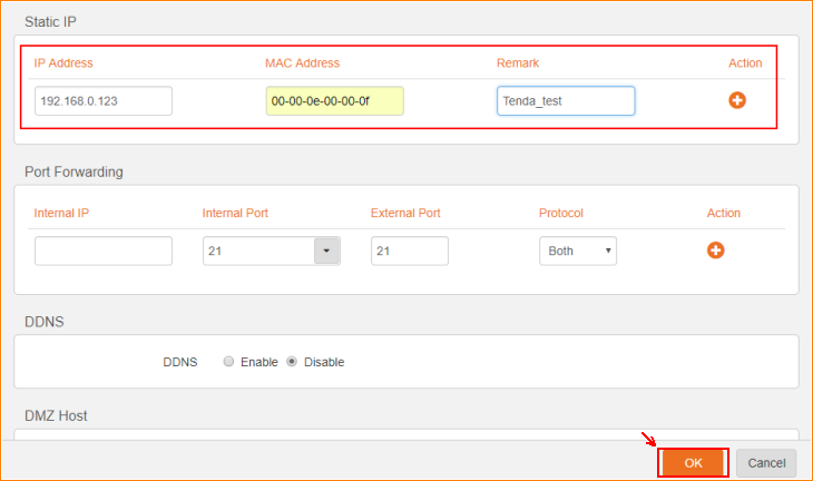 F3-How to bind the IP address with your device - Tenda Global(English)