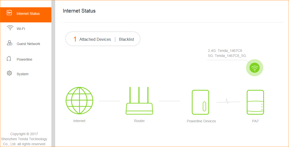 [PA1.1] How to login the web interface of Powerline Extender - Tenda ...