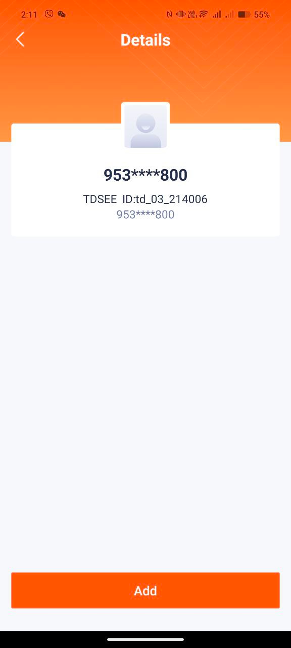 A screen shot of a phone
Description automatically generated