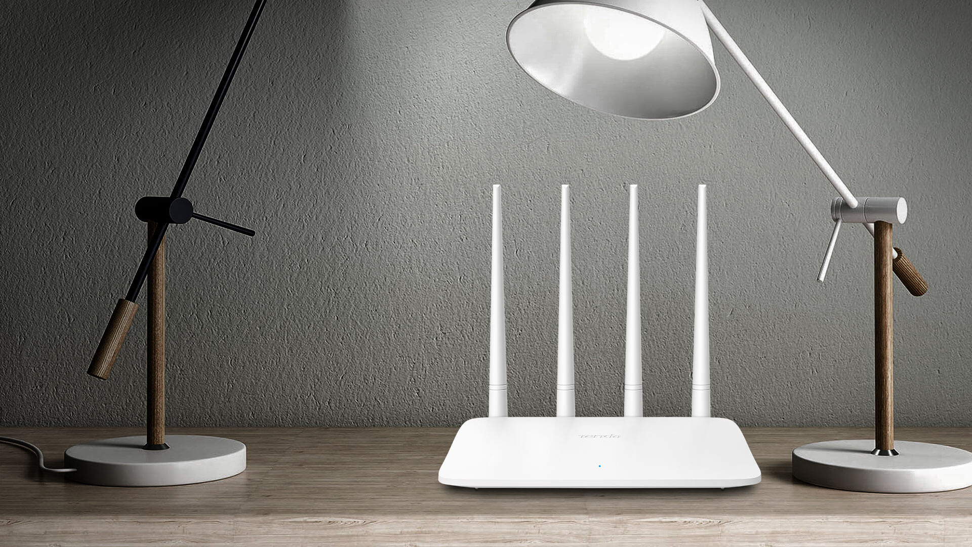 6 - Tenda Router F6 N300 2.4Ghz 4 Antennas