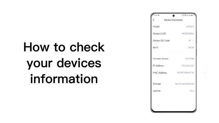 How to check your device information