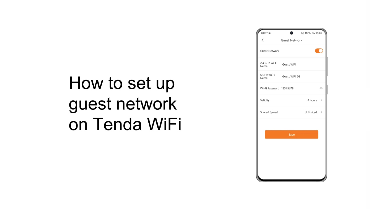 How to set up guest network on Tenda WiFi