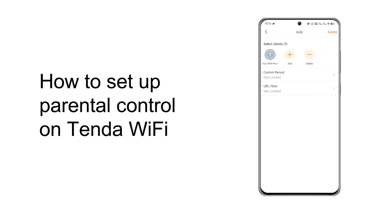 How to set up parental control on Tenda WiFi