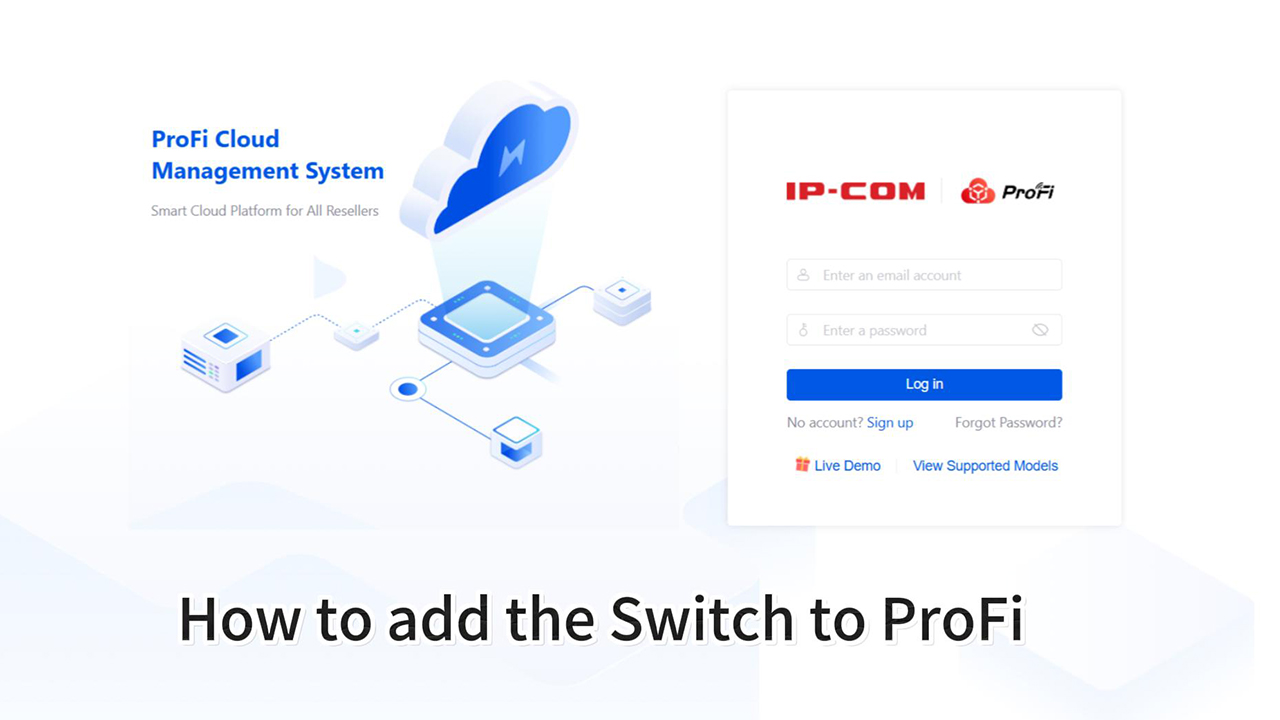 How to add the Switch to ProFi?